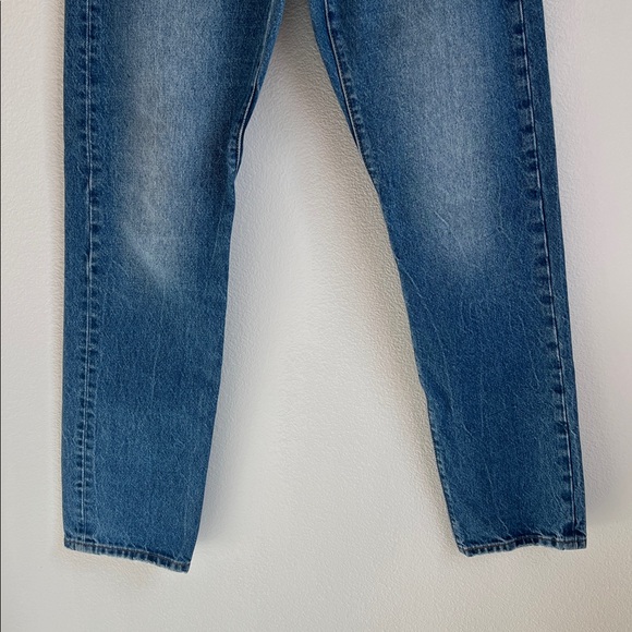 Levi's 501 Quality Premium Straight Blue Jeans - Picture 3 of 13